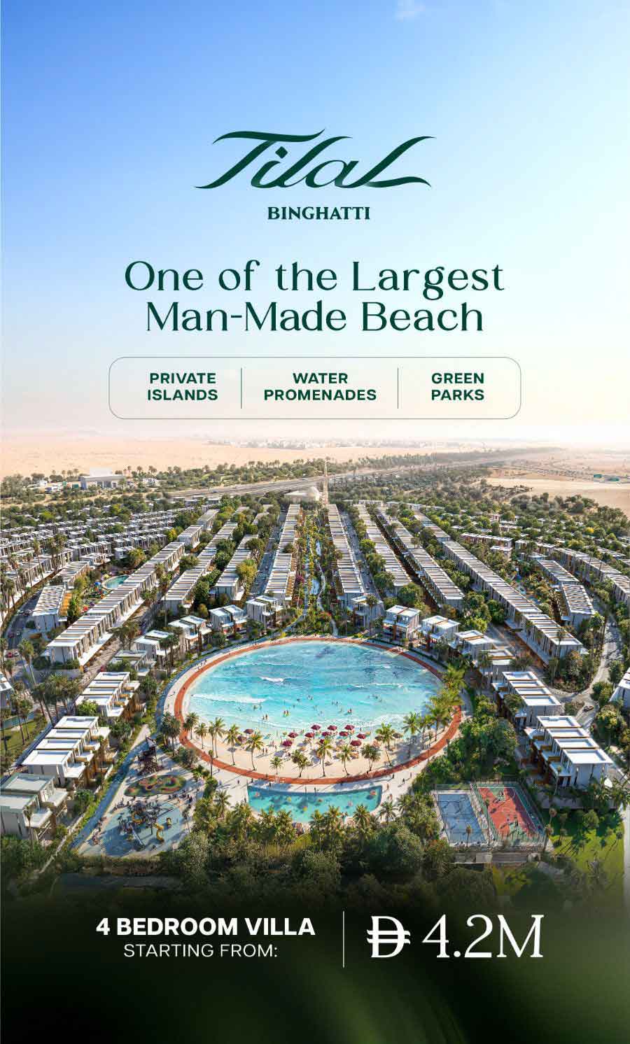Tilal Binghatti Villa Price